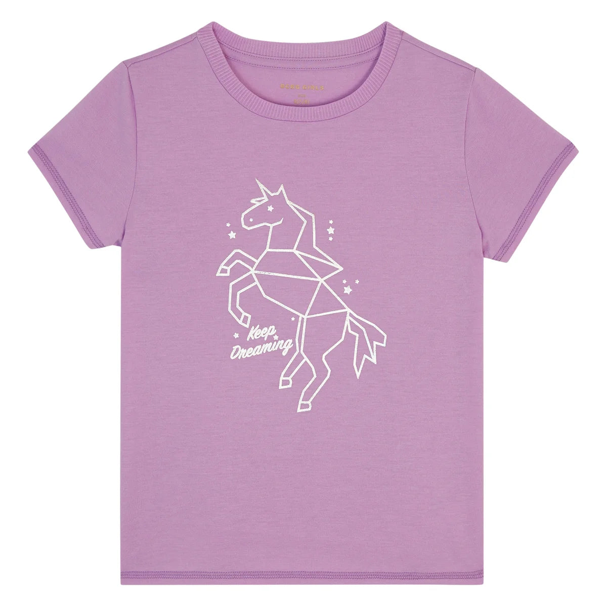 BCBG Girls Youth Unicorn 4-Piece PJ Tee, Pants & Shorts Pajama Lounge Set