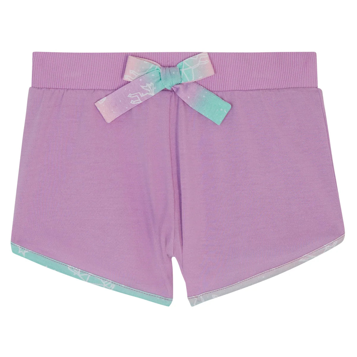 BCBG Girls Youth Unicorn 4-Piece PJ Tee, Pants & Shorts Pajama Lounge Set