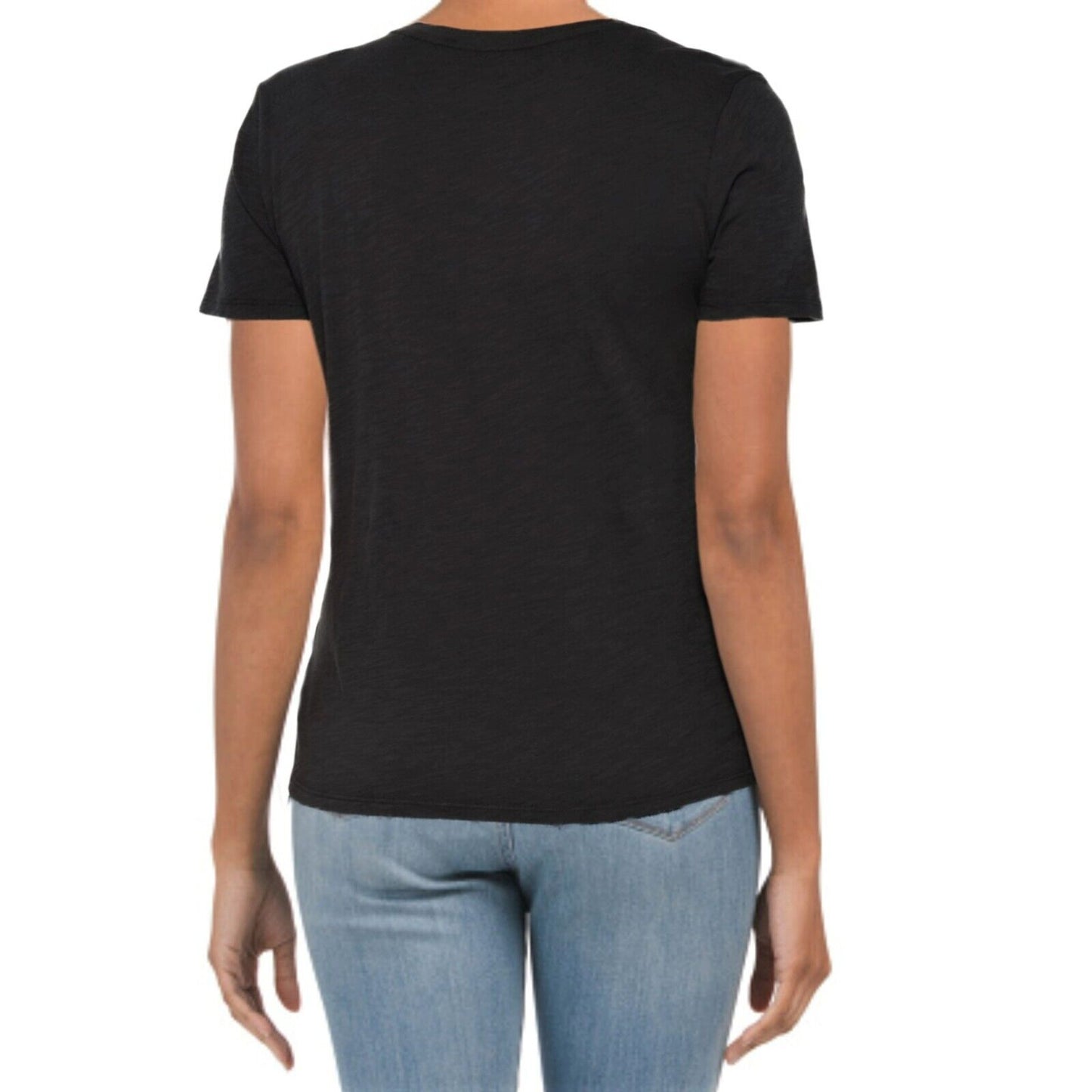 Lucky Brand Women's Cascading Lucky Graphic Print Soft Cotton T-Shirt Top