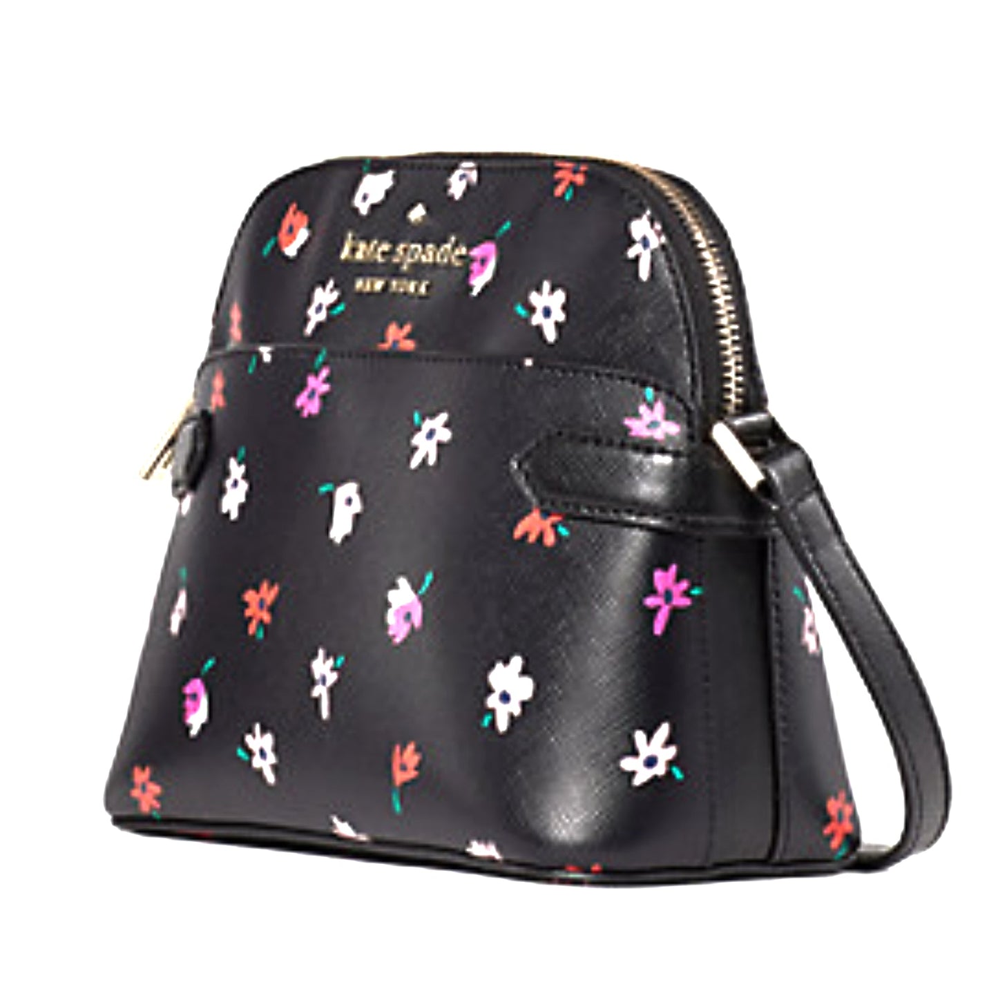 Kate Spade Floral Print Dome Crossbody Bag