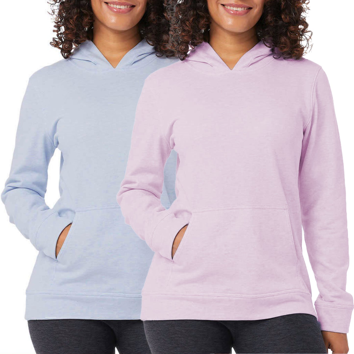 32 Degrees Lightweight Cotton Pullover Kangaroo Pocket Hoodie