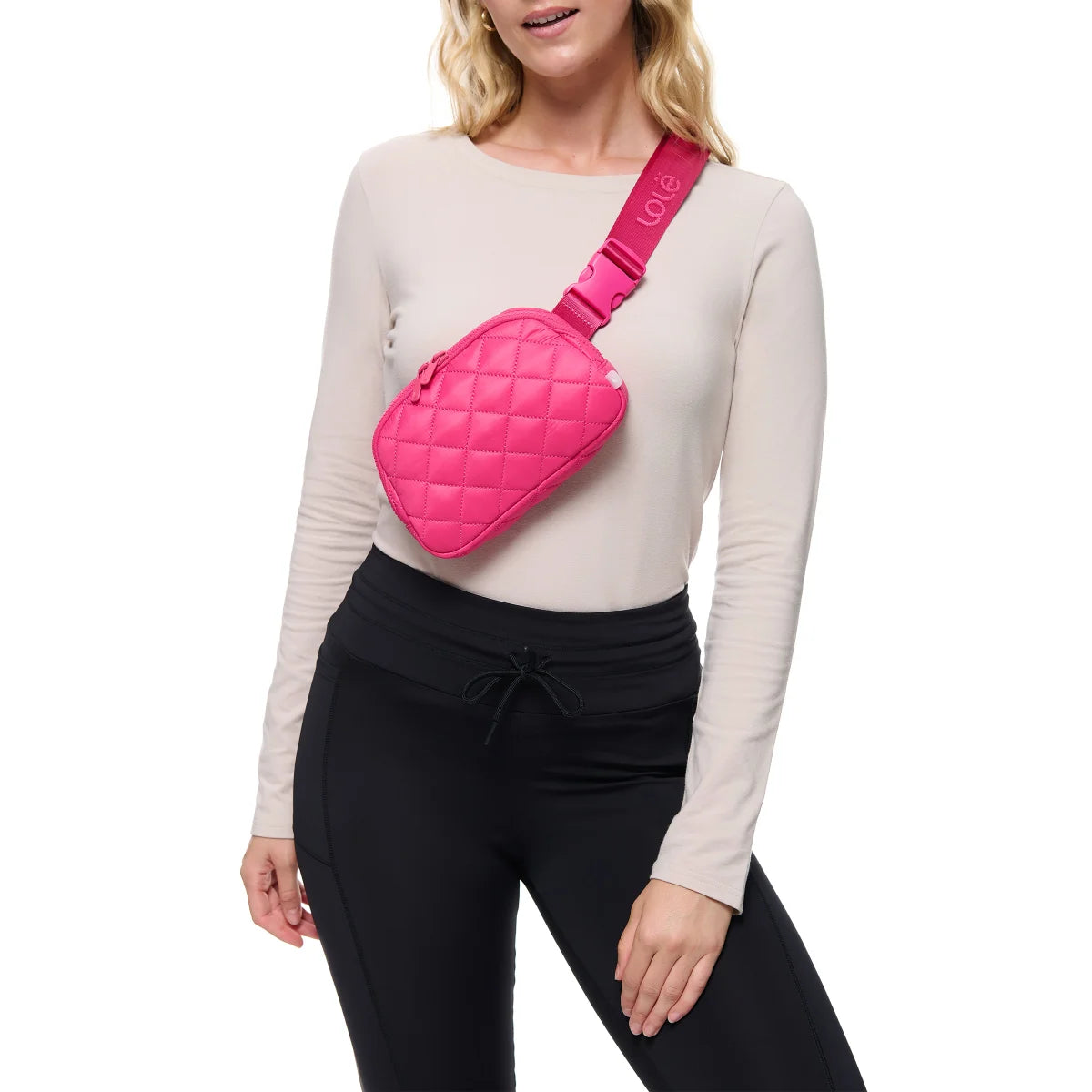 Lolë Women's Unisex Quilted Fanny Pack Belt Bag
