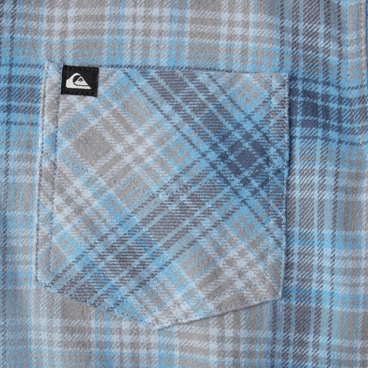 Quiksilver Youth Boys 8-16 Cotton Flannel Fleece Hood Button Up Shirt Jacket