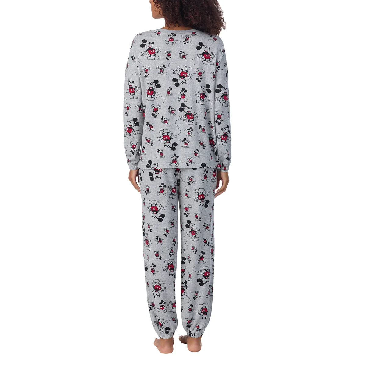 Caracter Women's 2-Piece Printed Long Sleeve Soft Jersey Pajama Lounge Set