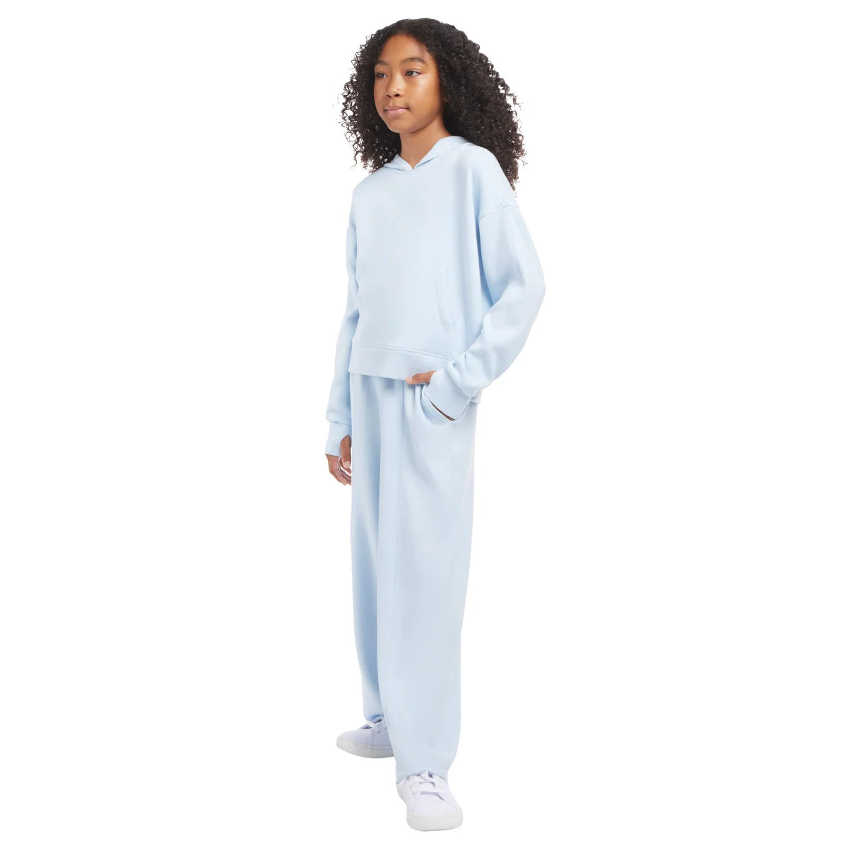 Danskin Girls Youth Kangaroo Pocket Relax Fit Active Hoodie