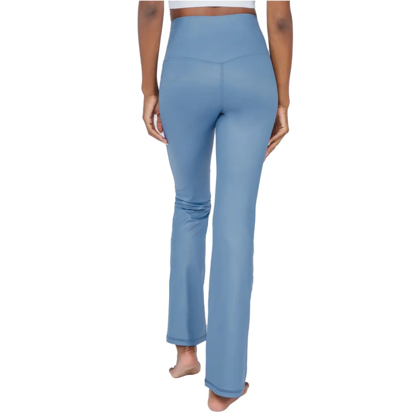 90 Degree By Reflex Women's High Rise Tummy Control Flared Leg Athletic Yoga Pants