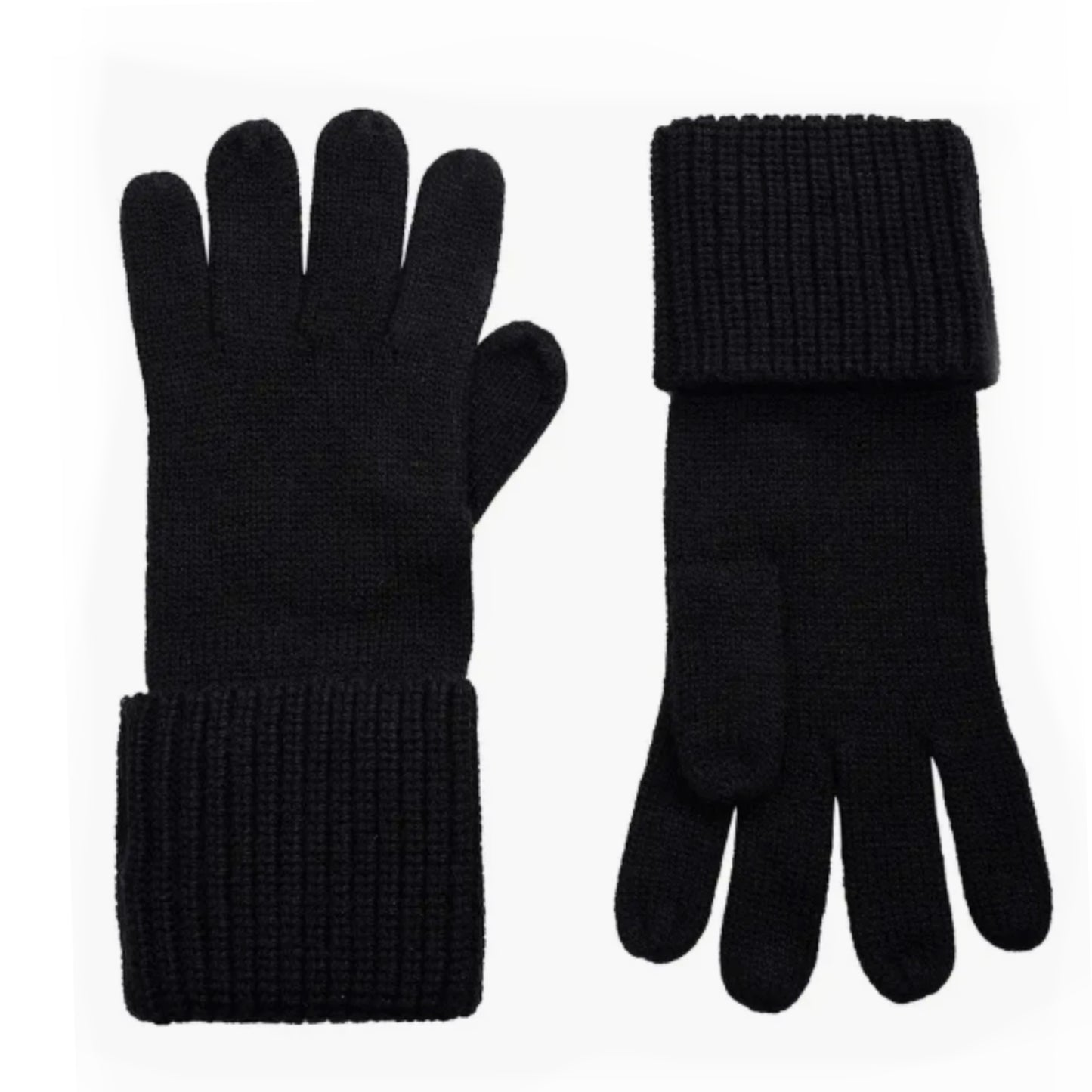 AllSaints Women's Cozy Wool Blend Knit Cuffed Gloves