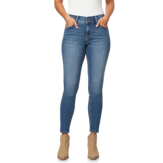 Angels Forever Young Women's High Rise Tummy Tech Curvy Skinny Jeans