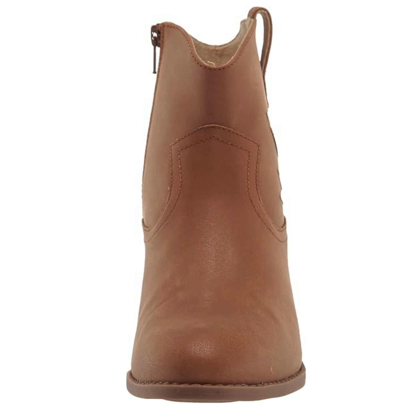 BC FOOTWEAR Women's Vegan Leather Cowpoke Ankle Western Booties