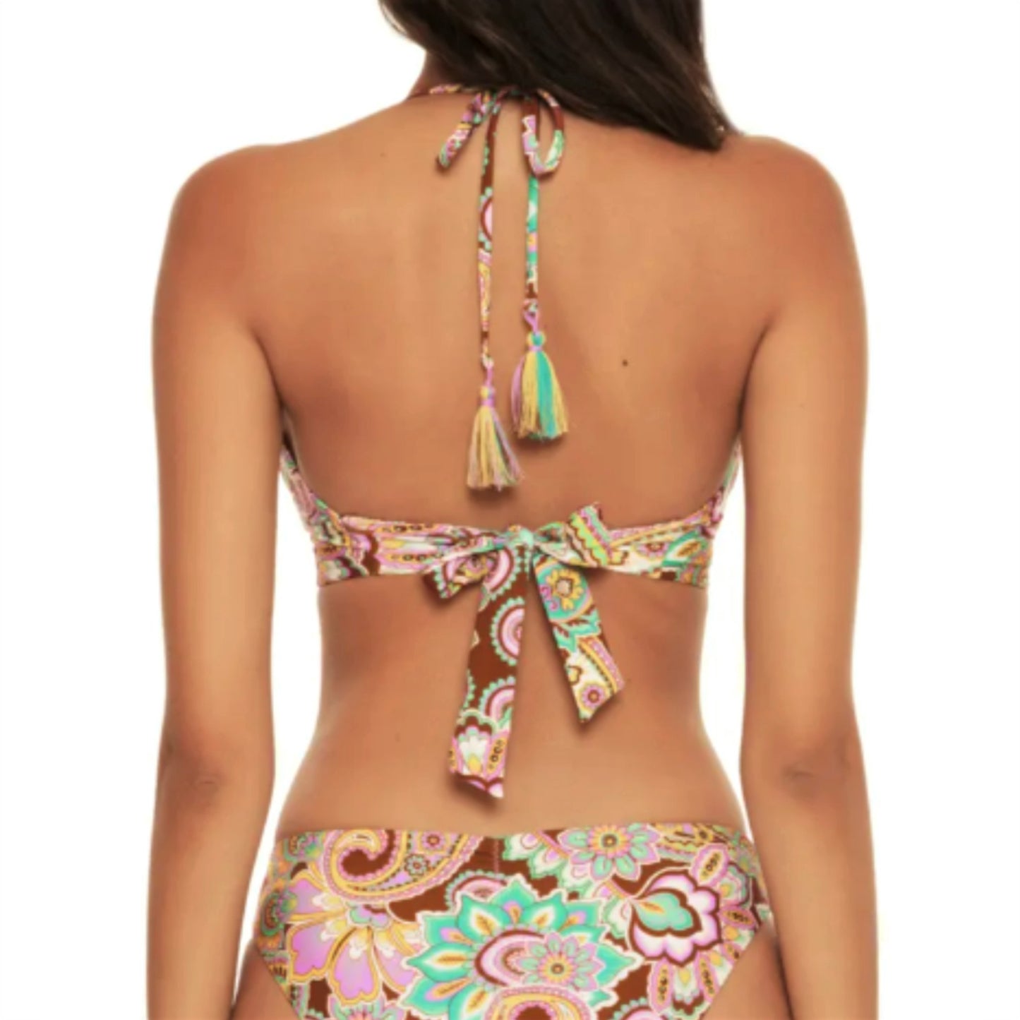 Becca Women's Floral Print Swim Top & Reversible Hipster Bikini Bottom Collection