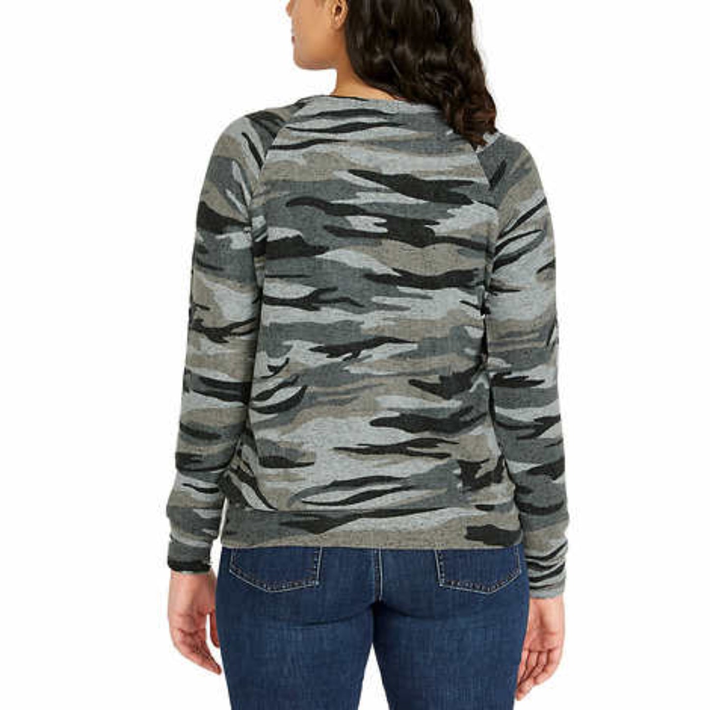 Buffalo David Bitton Women's Ultra Soft Leopard Print Cozy Pullover Top Sweater