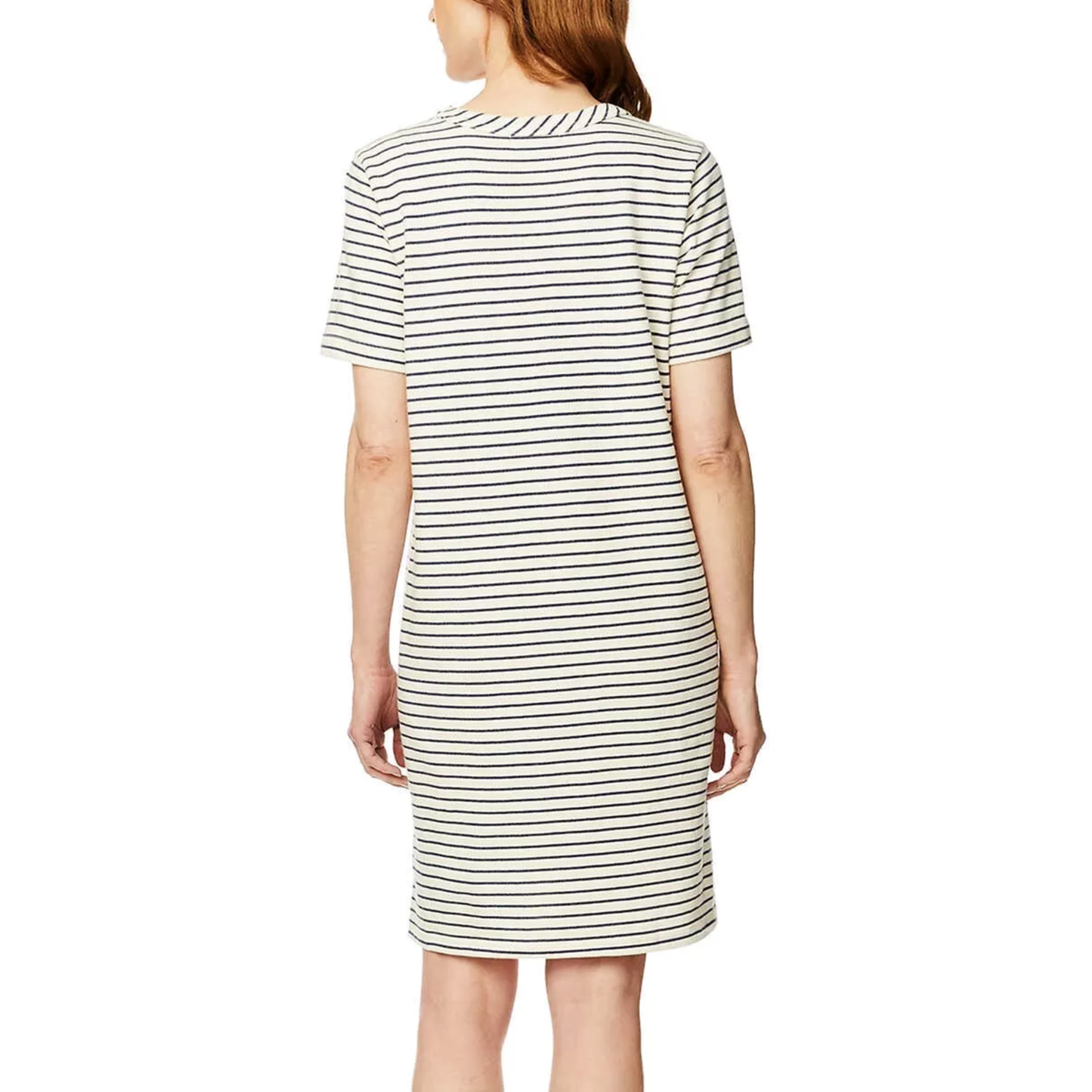 Buffalo Women's Striped Soft Cotton Blend Jersey T-shirt Mini Dress