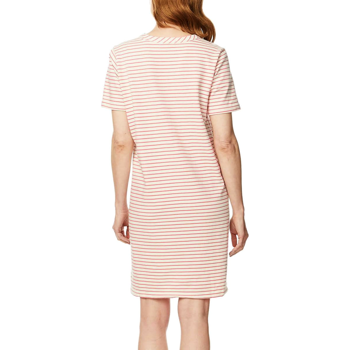 Buffalo Women's Striped Soft Cotton Blend Jersey T-shirt Mini Dress