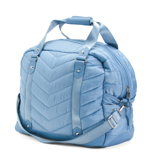 Cynthia Rowley Women's Chevron Quilted Travel Duffel Bag