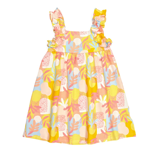 Cynthia Rowley Toddler Girls Cinched Ruffle Strap Dress