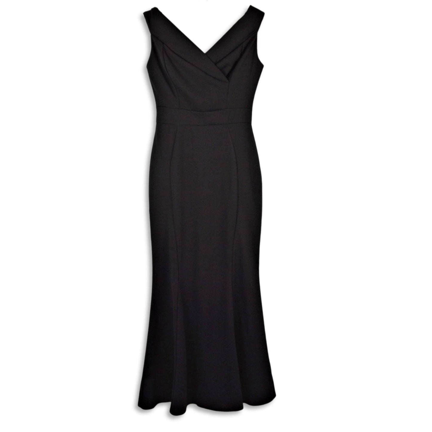 Carla Conti Women's Made In Italy V-Neck Mermaid Hem Gown Maxi Dress