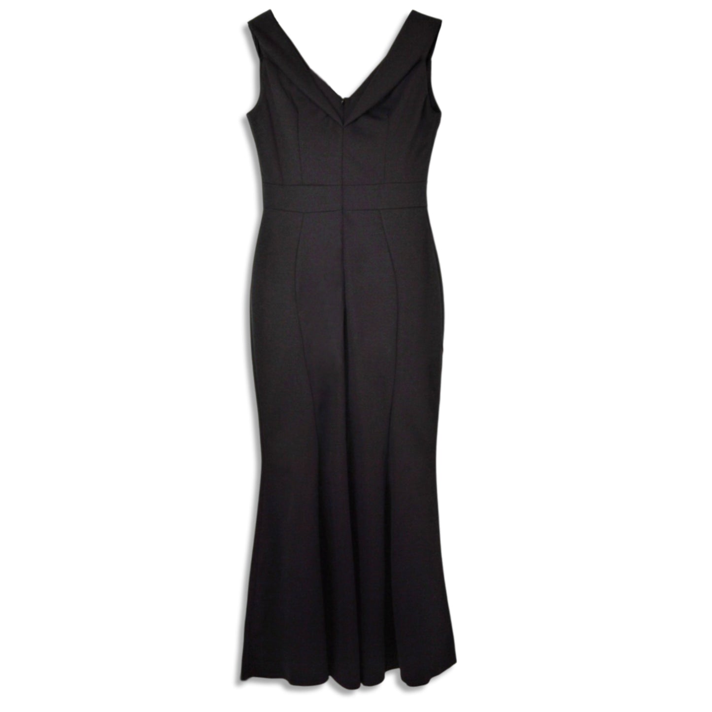 Carla Conti Women's Made In Italy V-Neck Mermaid Hem Gown Maxi Dress