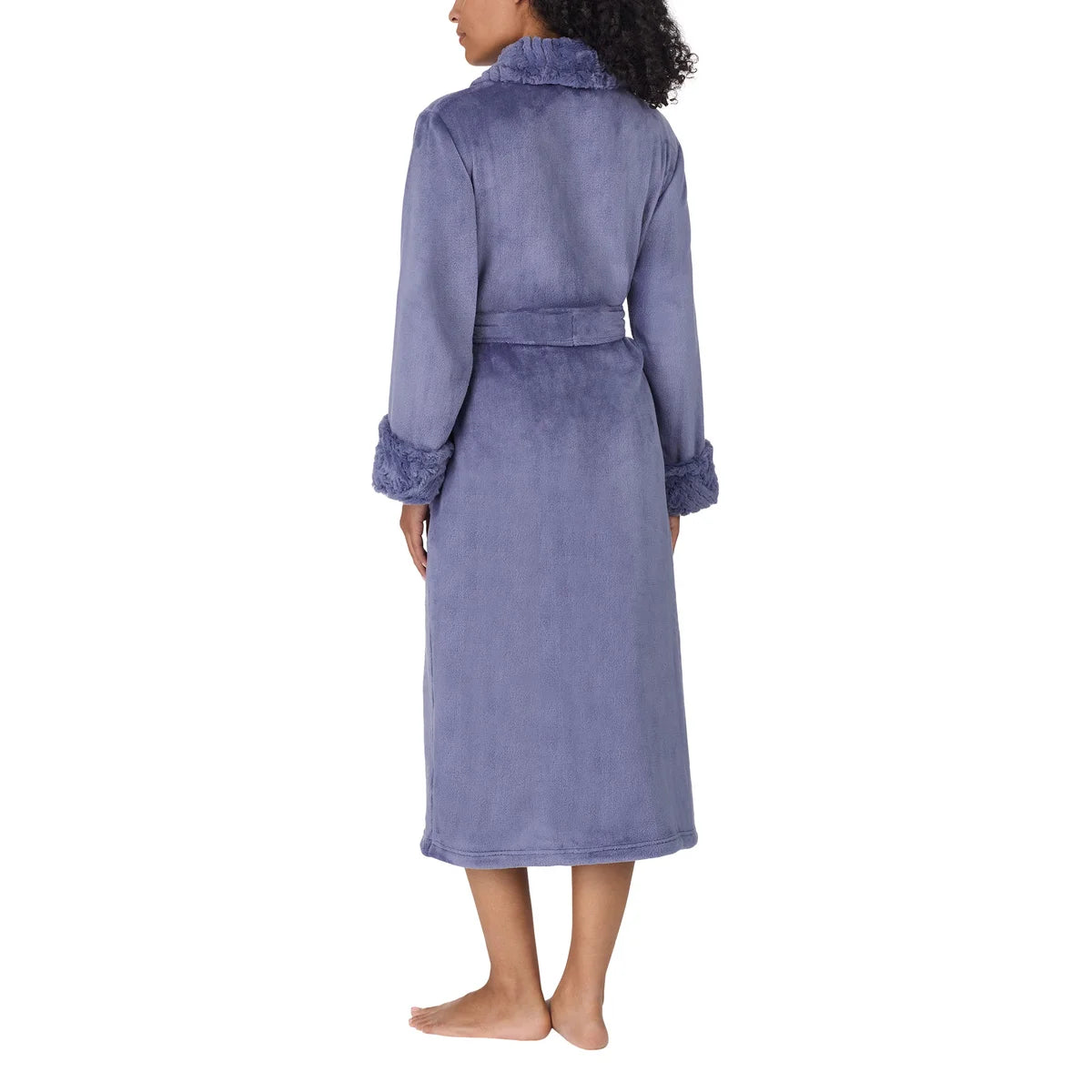 Carole Hochman Women's Silky Soft Shawl Collar Wrap Style Plush Robe
