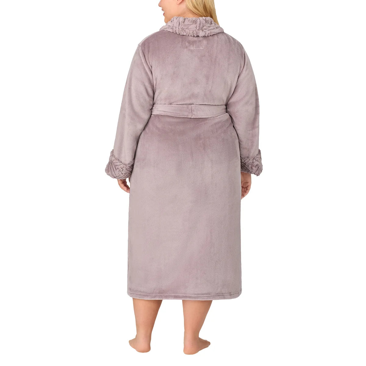 Carole Hochman Women's Silky Soft Shawl Collar Wrap Style Plush Robe