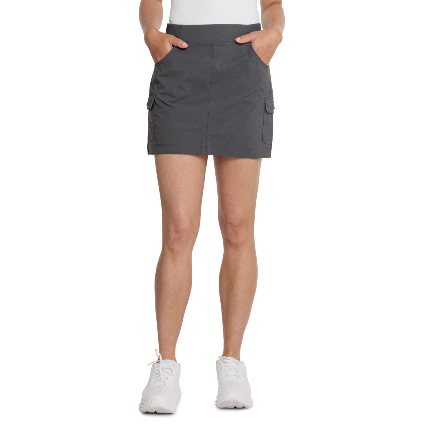 Eddie Bauer Women's Christine Build-in Shorts Cargo Pockets Stretch Skort