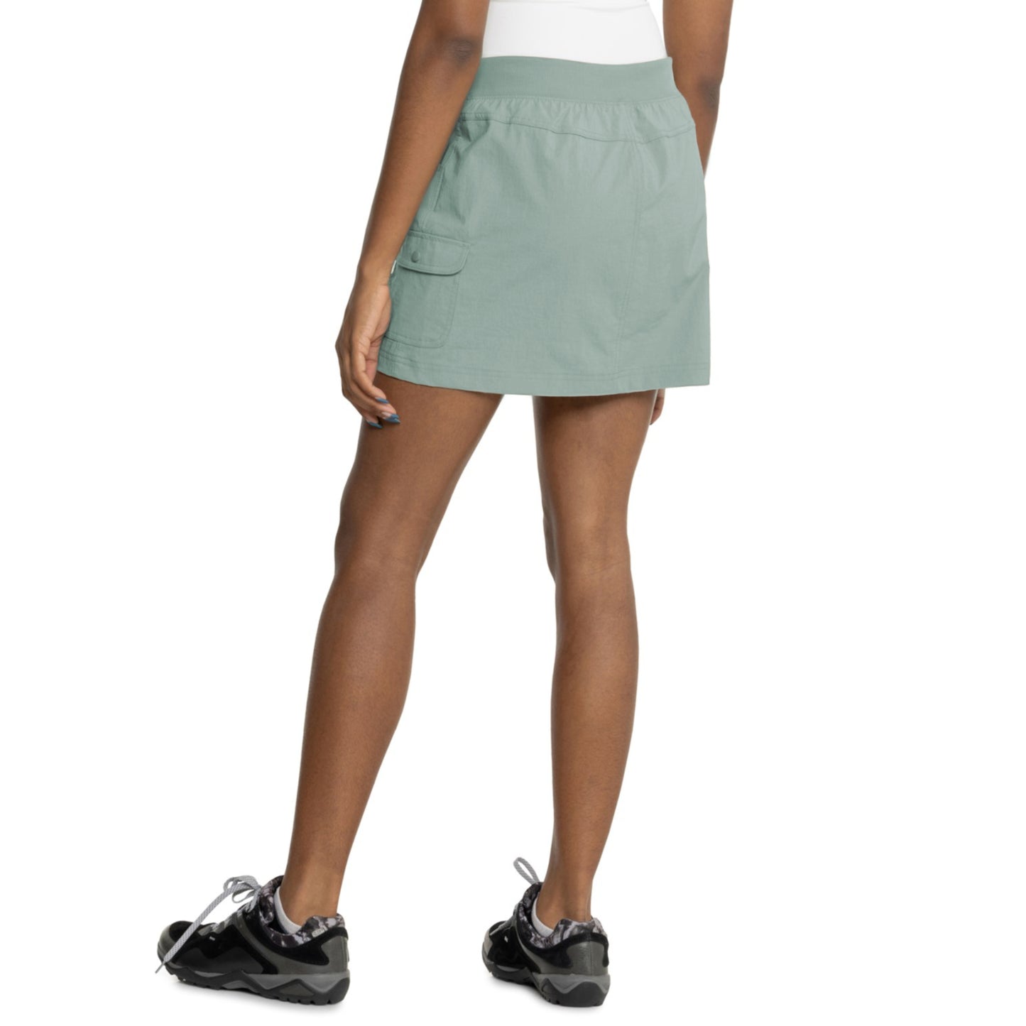 Eddie Bauer Women's Christine Build-in Shorts Cargo Pockets Stretch Skort