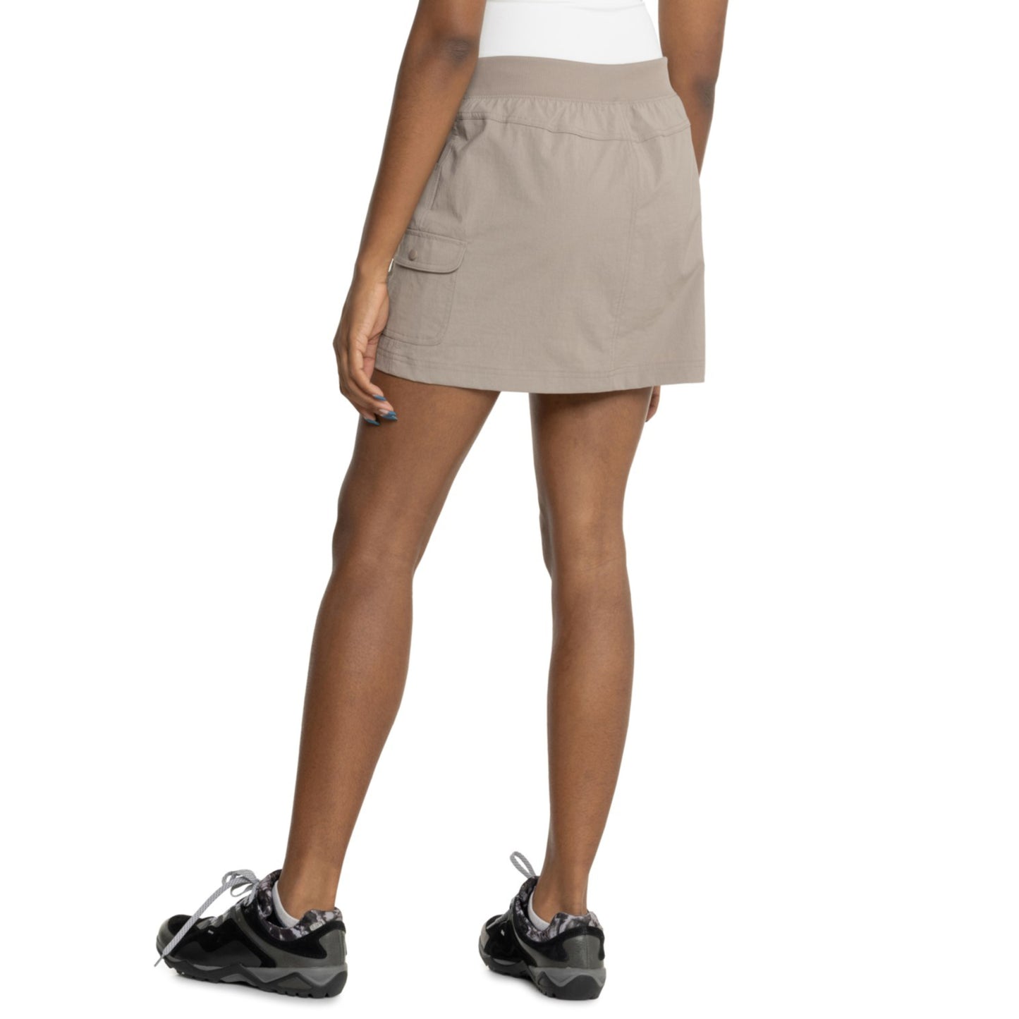 Eddie Bauer Women's Christine Build-in Shorts Cargo Pockets Stretch Skort