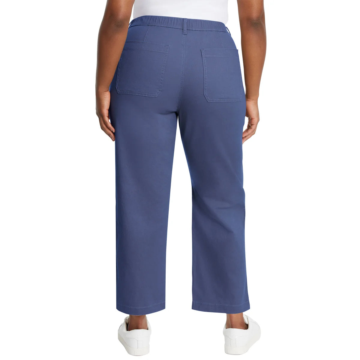 G.H. Bass & Co. Women's Straight Leg Cotton Ankle Chino Pants