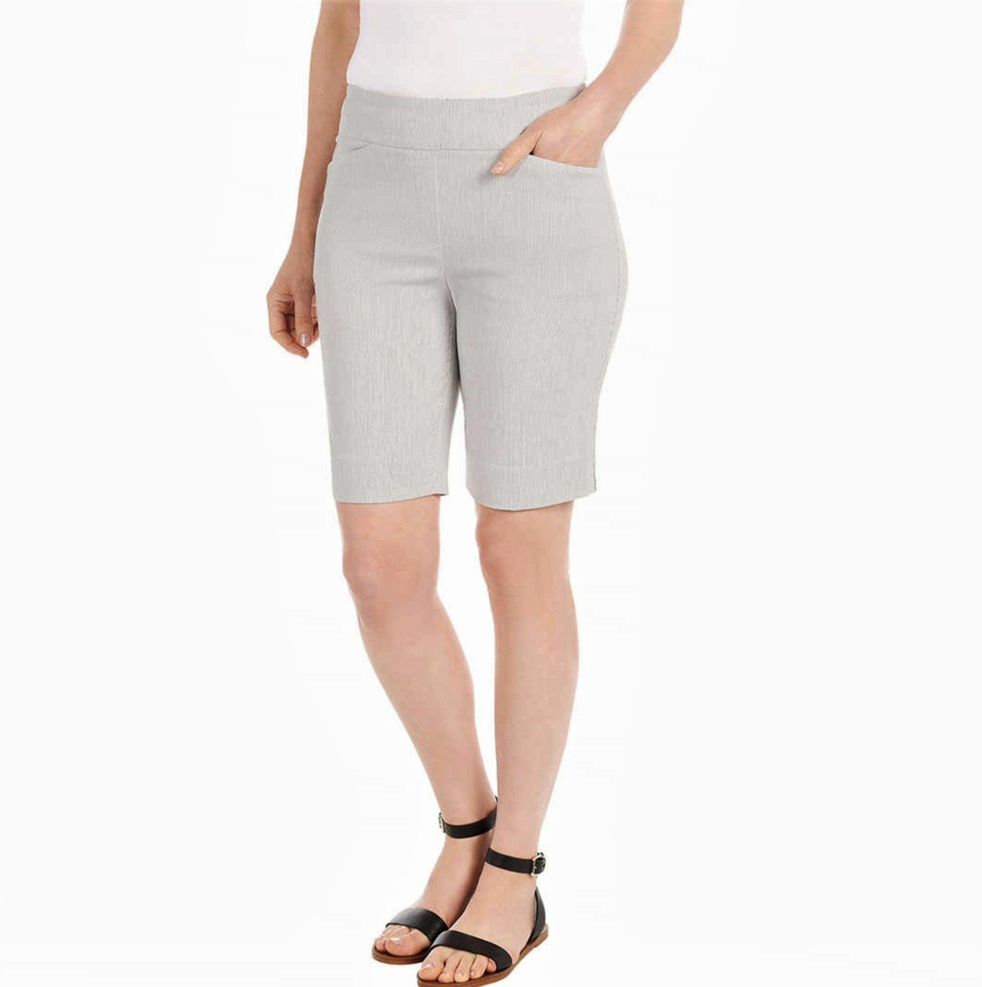 Hilary Radley Women's Comfort Waistband Bermuda Shorts – Letay Store