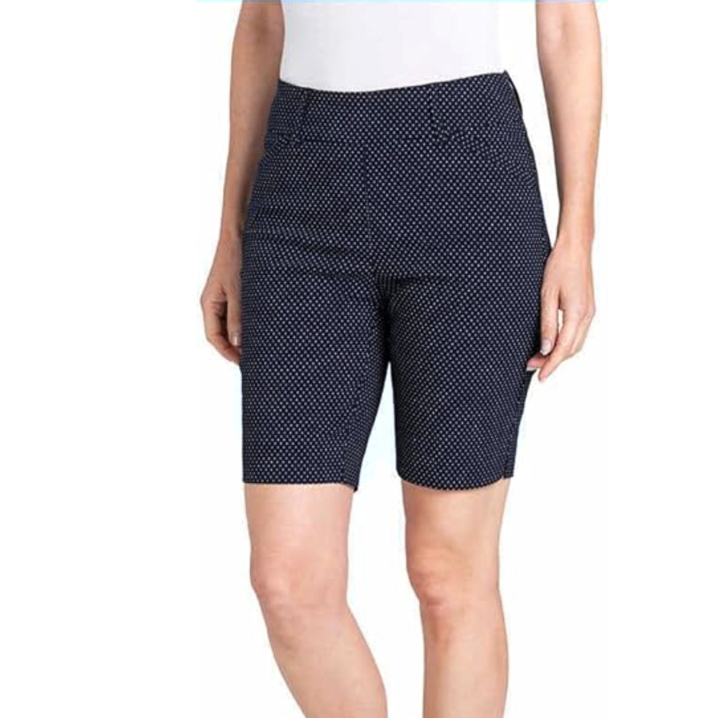 Hilary Radley Women's Comfort Waistband Bermuda Shorts