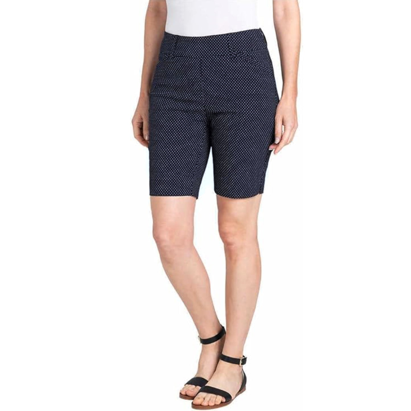 Hilary Radley Women's Comfort Waistband Bermuda Shorts