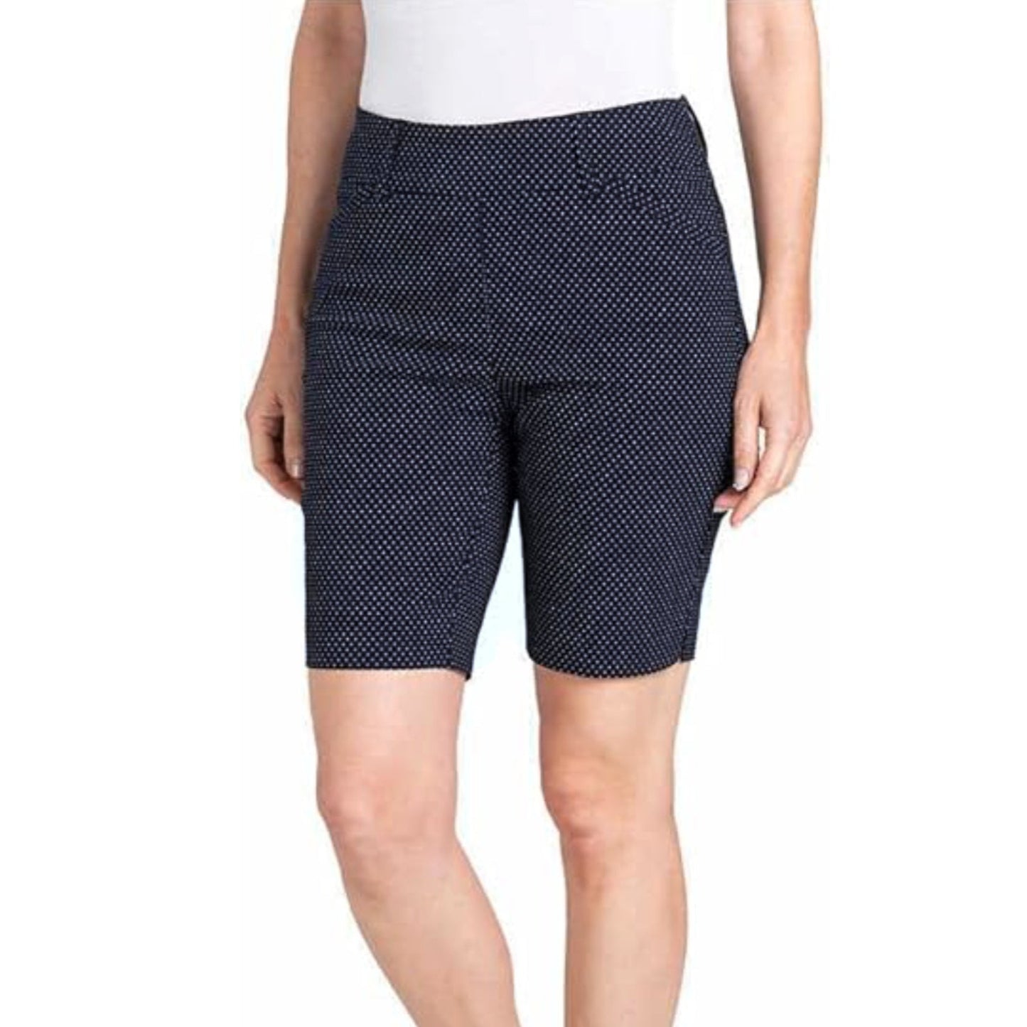 Hilary Radley Women's Comfort Waistband Bermuda Shorts