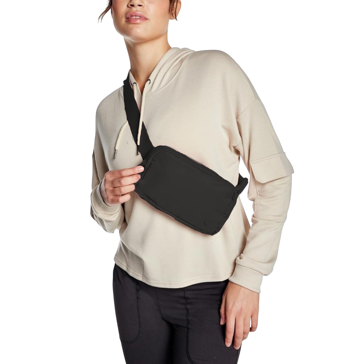 Kyodan Women's Unisex Nylon Adjustable Buckle Closure Strap Belt Bag