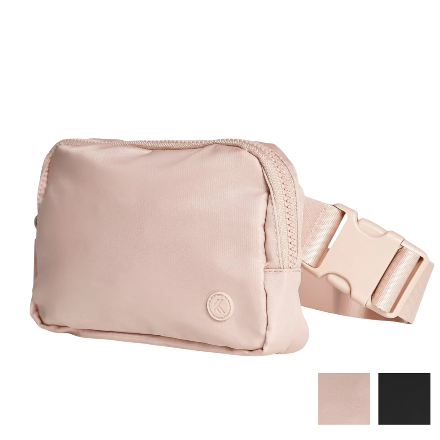 Kyodan Women's Unisex Nylon Adjustable Buckle Closure Strap Belt Bag
