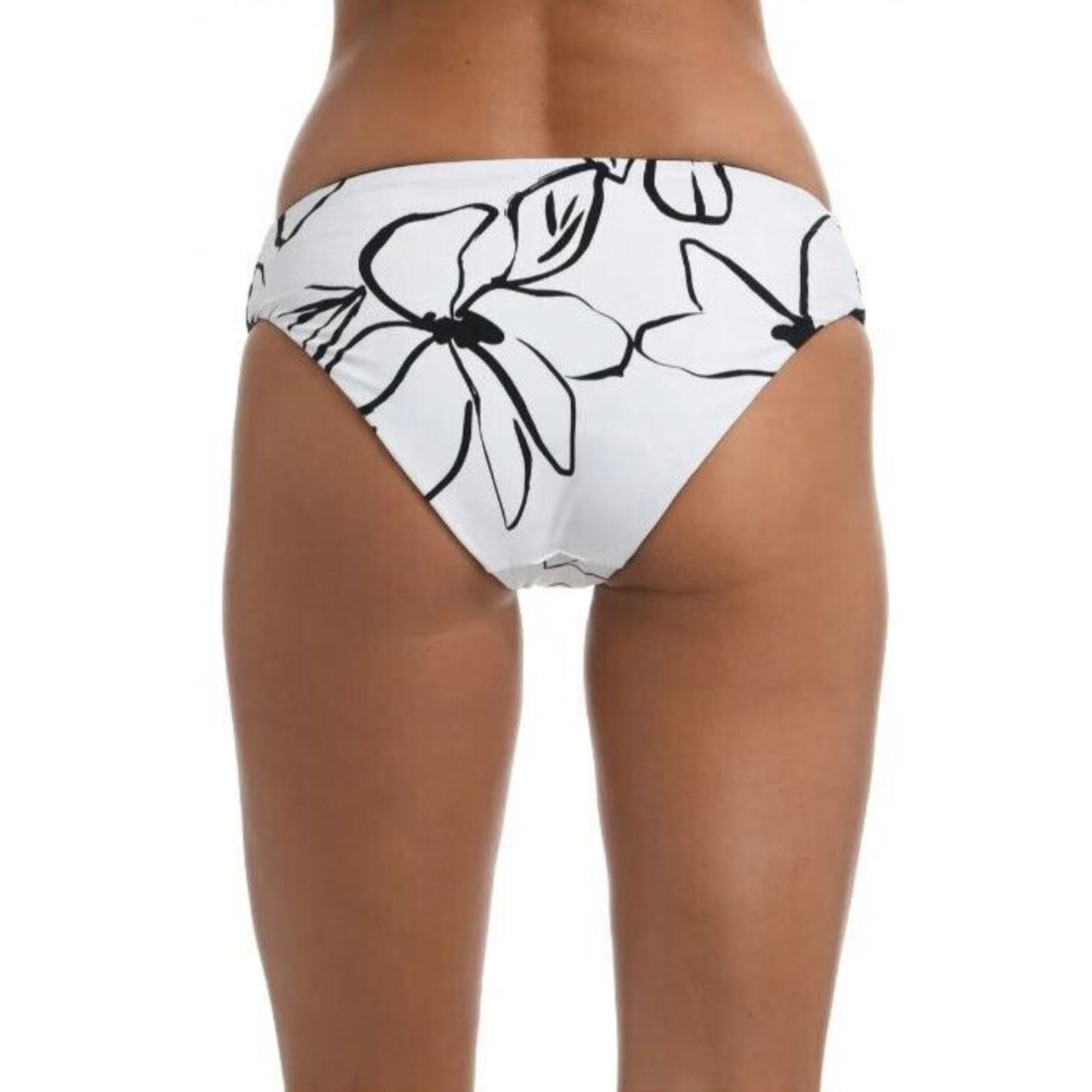 La Blanca Women's Moonlit Floral One Shoulder Sash Swim Top and Bikini Bottom Collection