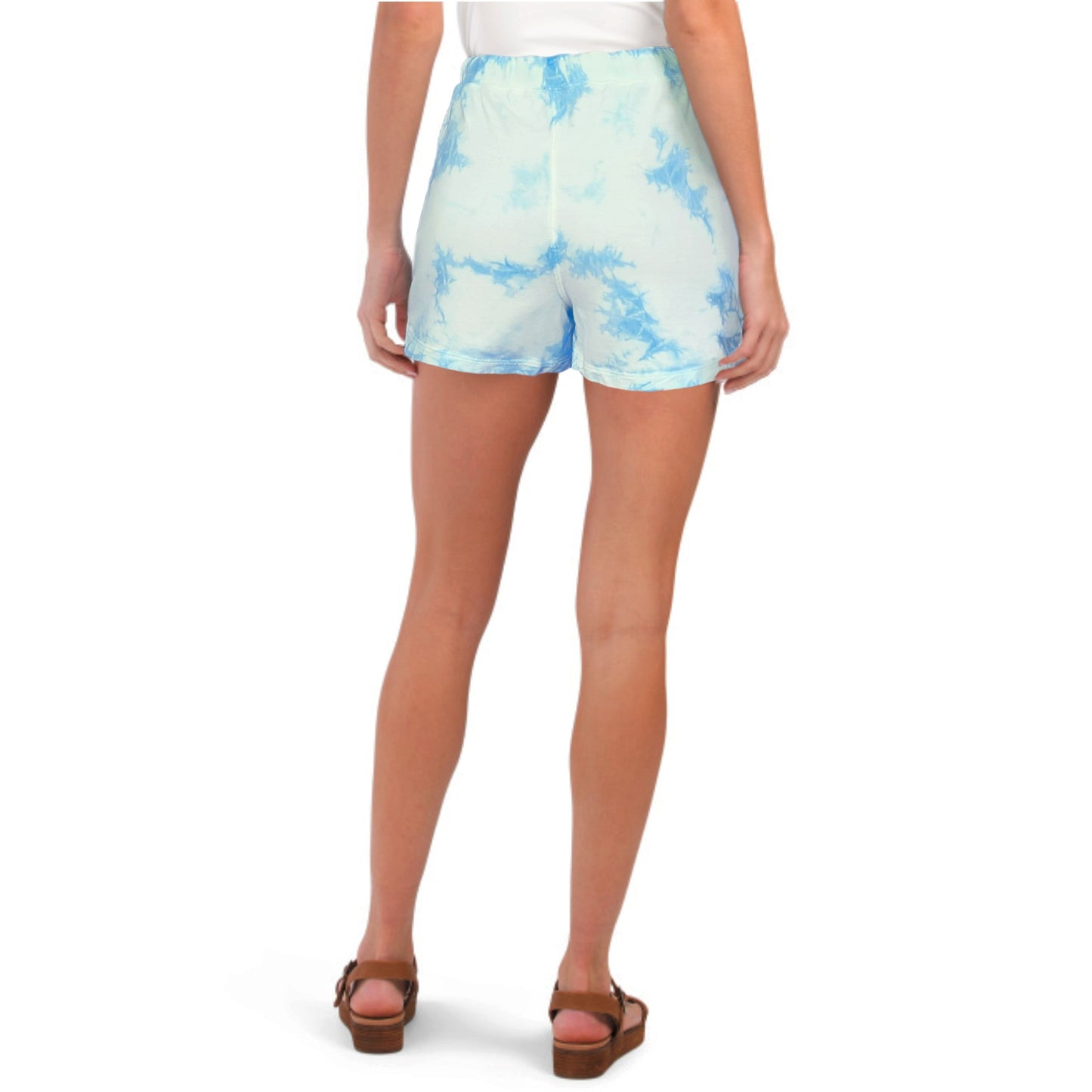 Lucky Brand Women's Tie Dye Print Side Pockets Soft Cotton Casual Shorts