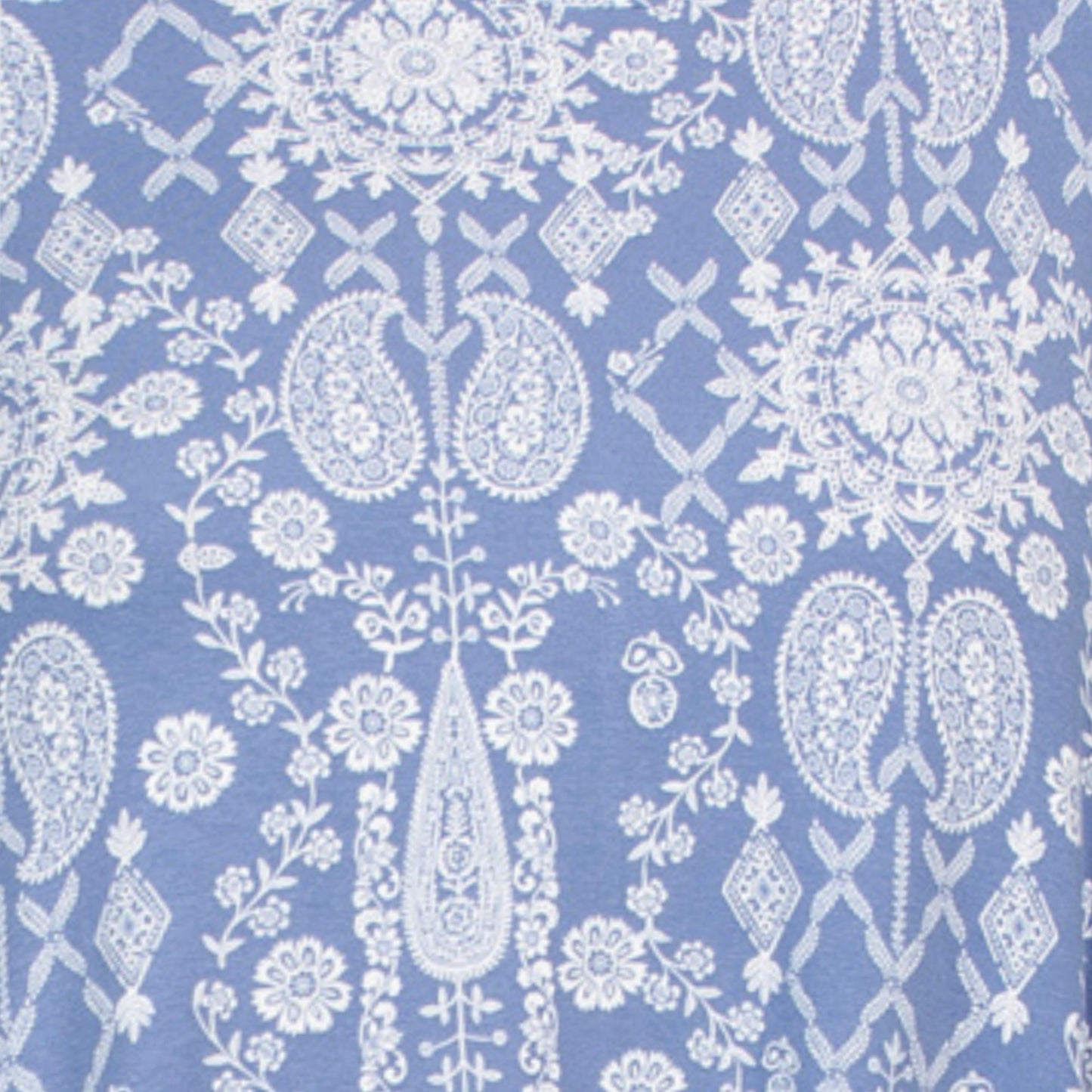 Lucky Brand Women's Plus Paisley Print Sleeveless Swing Mini Dress