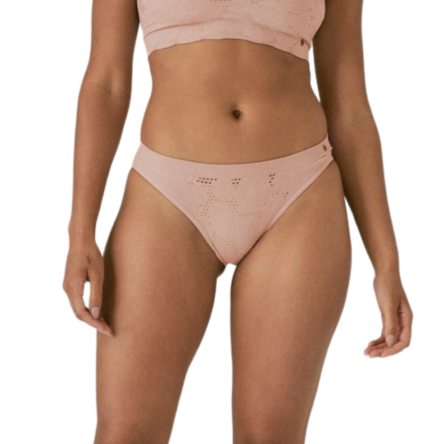 Lucky Brand Women's 3 Pack Crochet Lace Seamless Bikini Panties