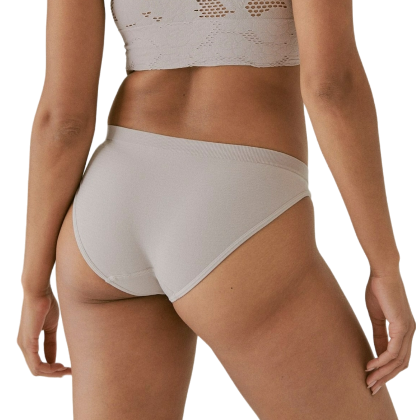 Lucky Brand Women's 3 Pack Crochet Lace Seamless Bikini Panties