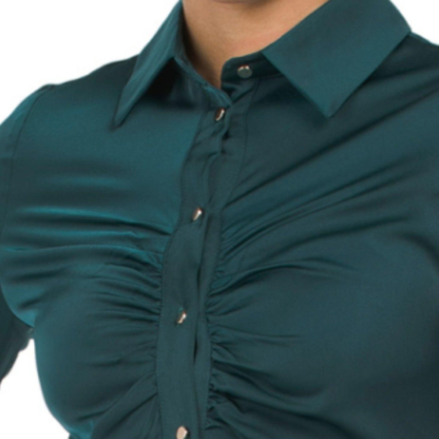 MELLODAY Women's Long Sleeve Button Front Mini Shirt Dress