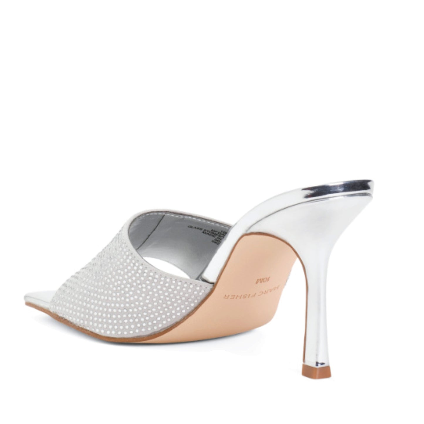 Marc Fisher Women's Danria Sequin Stiletto Heel Dress Slip-on Sandals