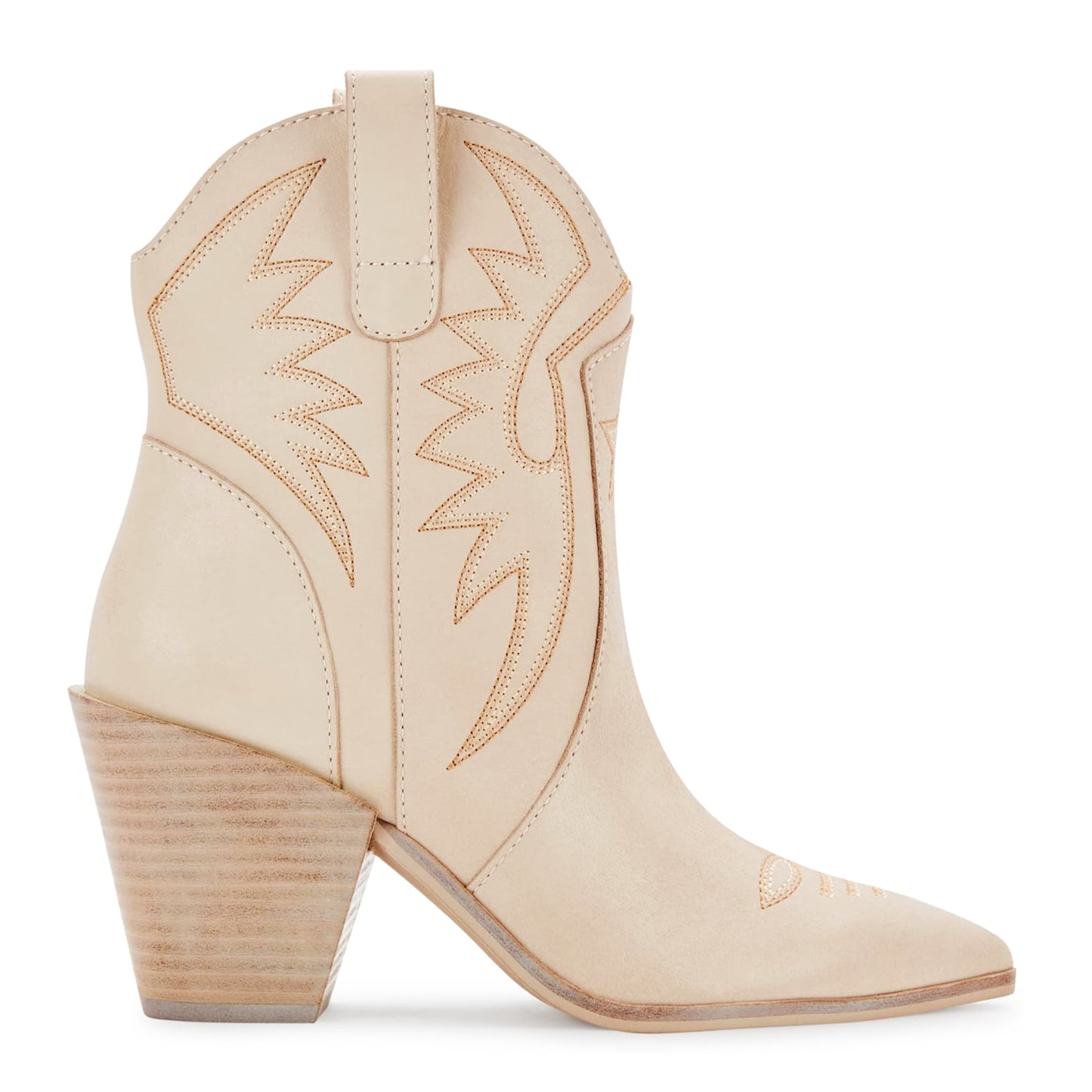 Mi.iM Women's Nina Embroidered Western Cowboy Ankle Booties