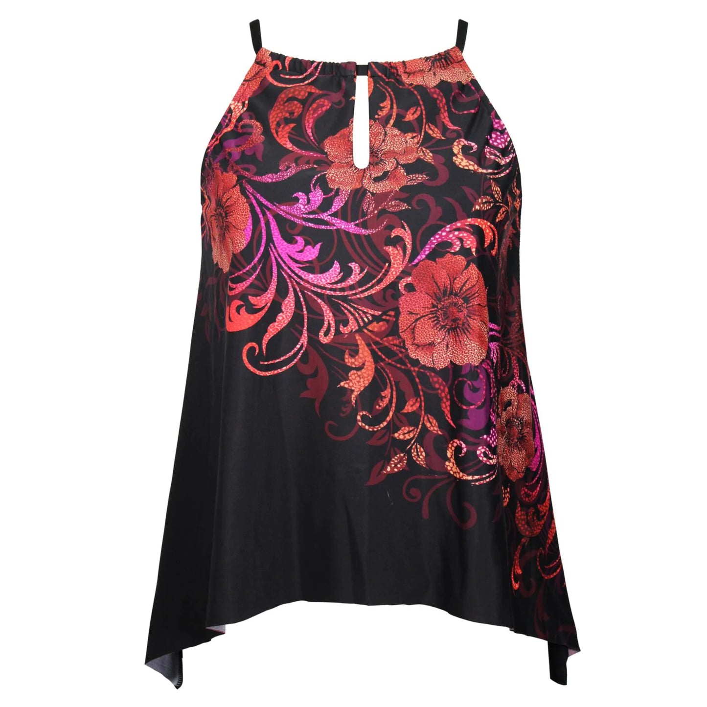 Miraclesuit Women's Poppy Peephole Swim Tankini Top