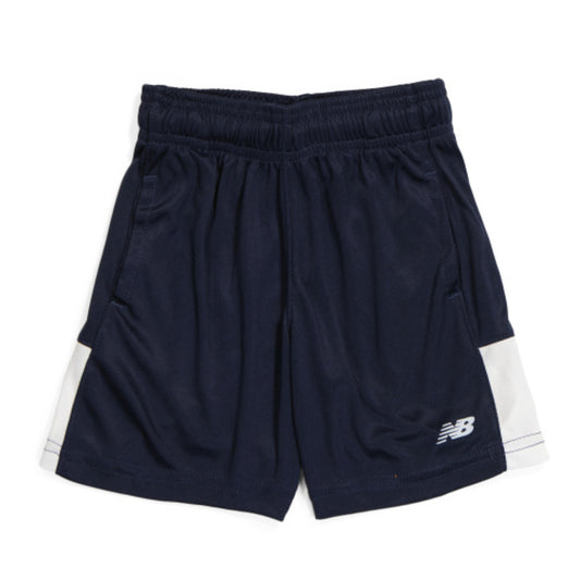 New Balance Little Boys Side Pockets Logo Active Shorts