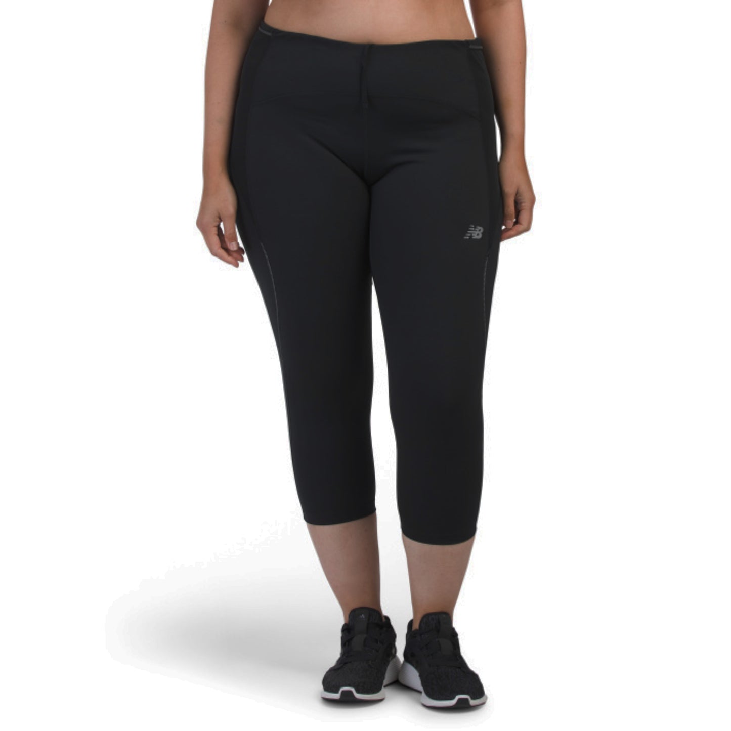 New Balance Women's Plus Impact Active Fast Dry Moisture Wicking Cropped Tight Leggings