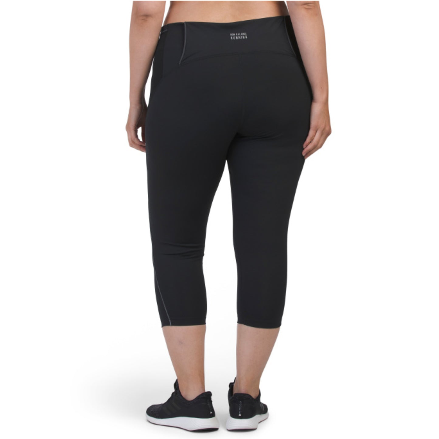 New Balance Women's Plus Impact Active Fast Dry Moisture Wicking Cropped Tight Leggings
