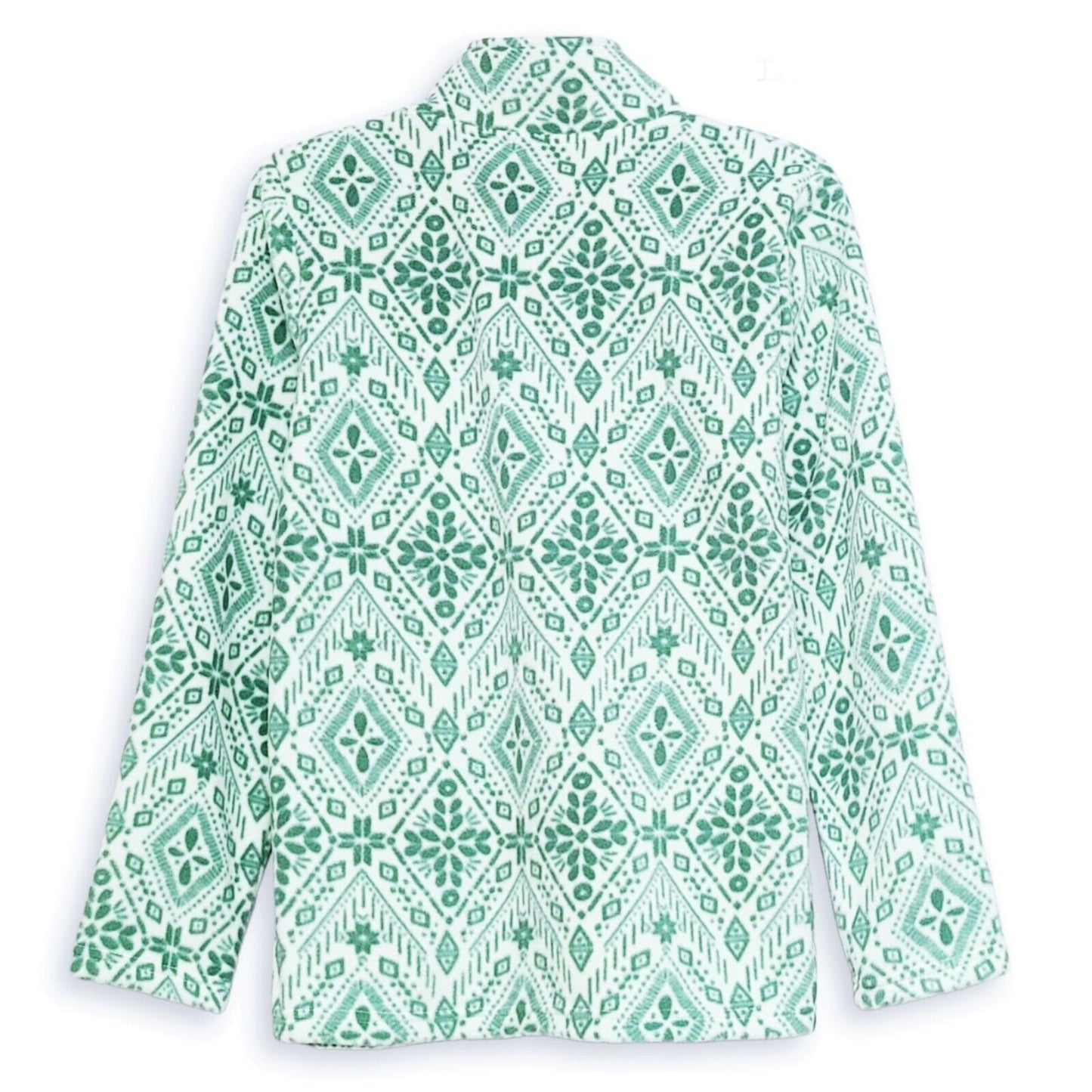 North River Women's Cozy Quoter Zip Neck Long Sleeve Printed Sweatshirt Top
