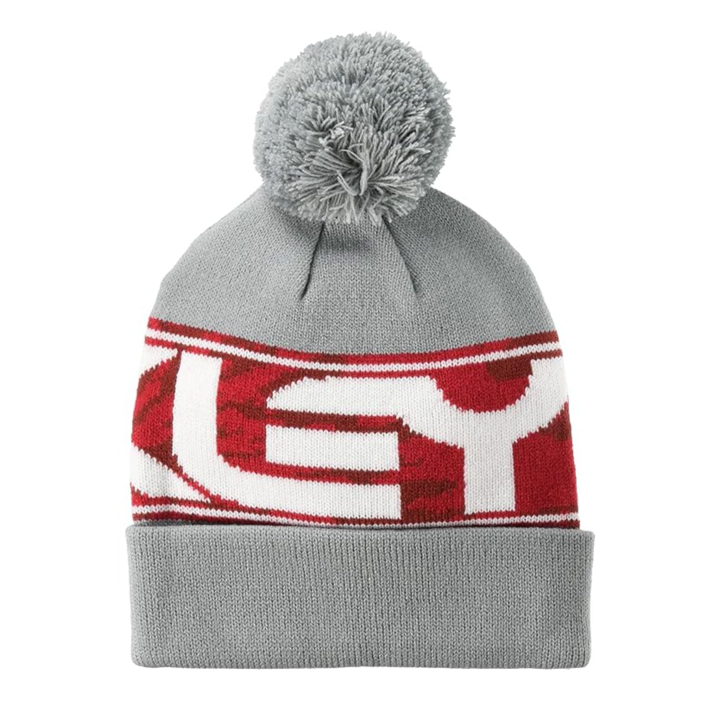 OAKLEY Unisex Wanderlust Fold Over Cuff Soft Knit Pom Beanie Winter Hat