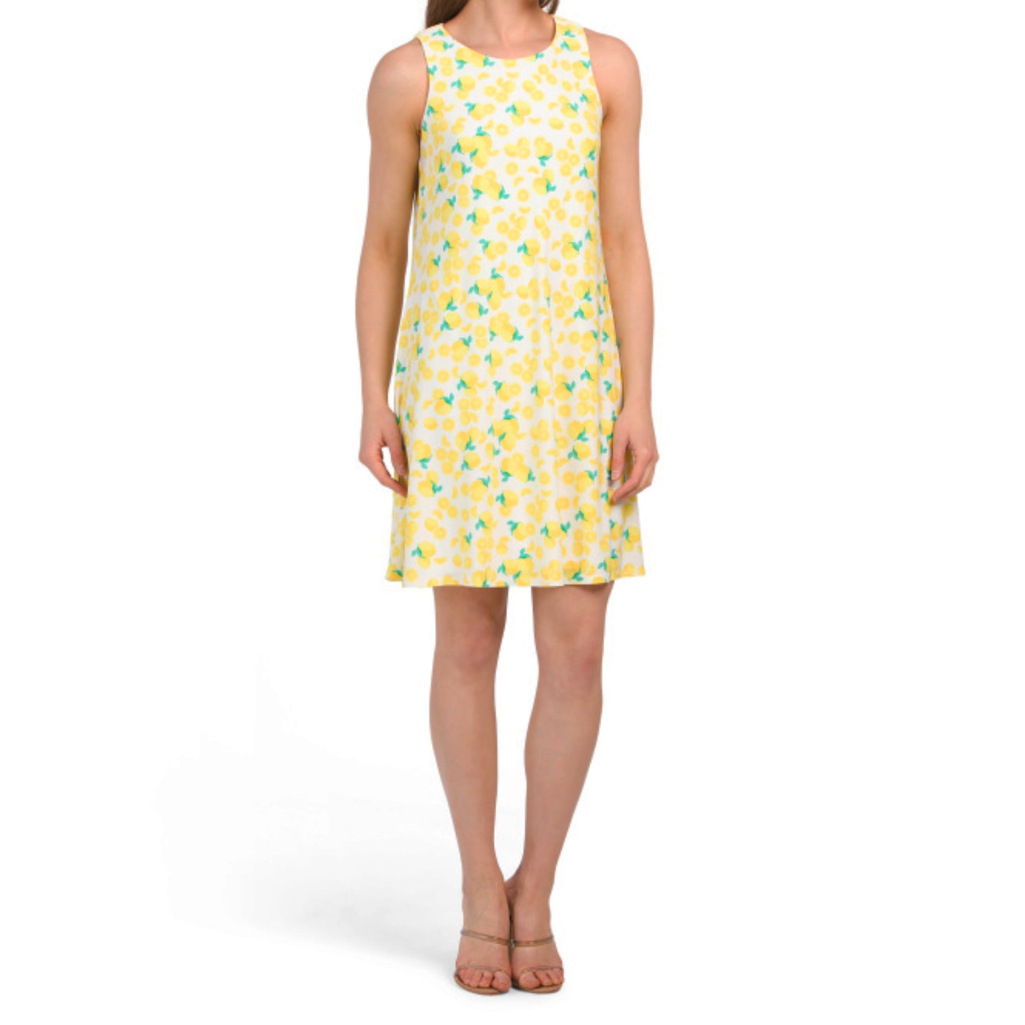 PAPPAGALLO Women's Gwen Live Gives You Lemons Swing Mini Dress