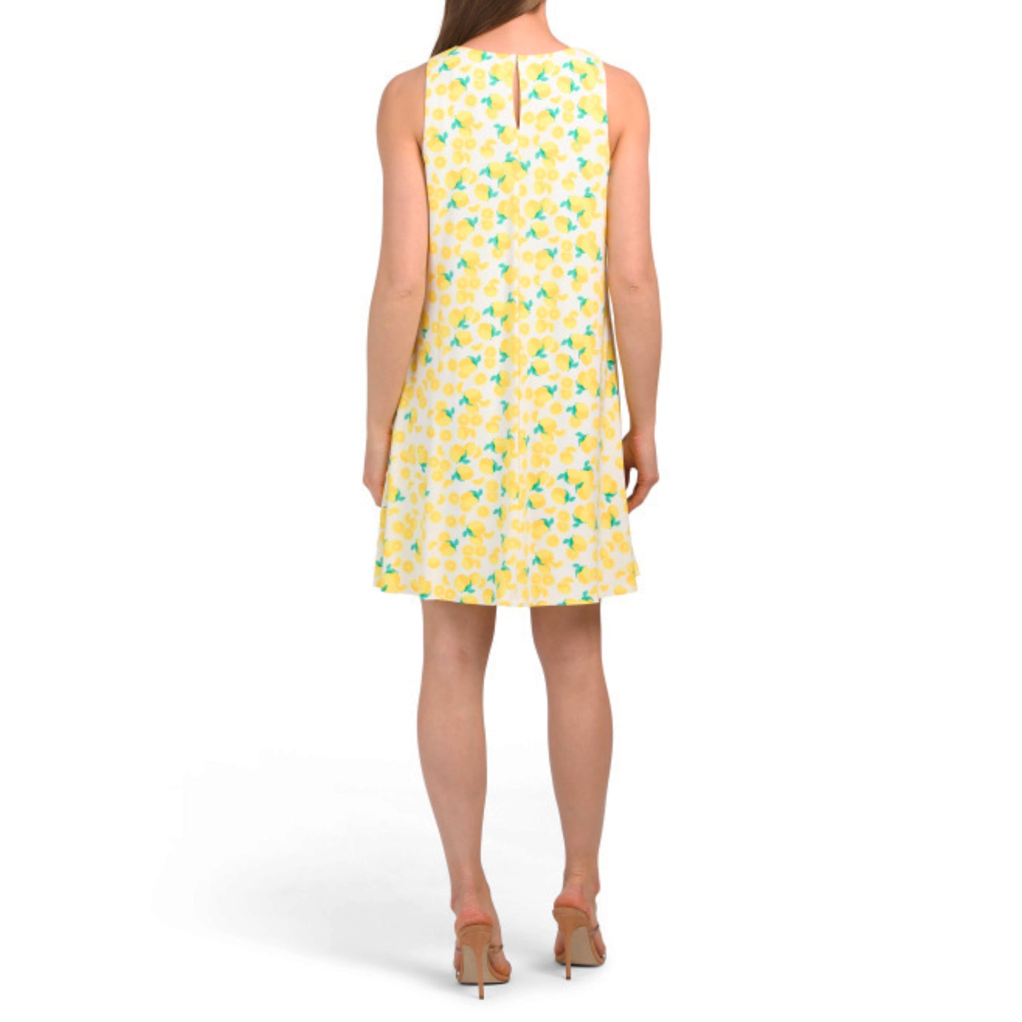 PAPPAGALLO Women's Gwen Live Gives You Lemons Swing Mini Dress