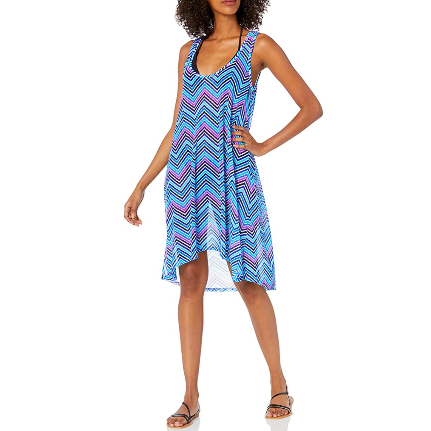 Profile By Gottex Women's Tempo Mesh Sun Dress Swim Cover-up